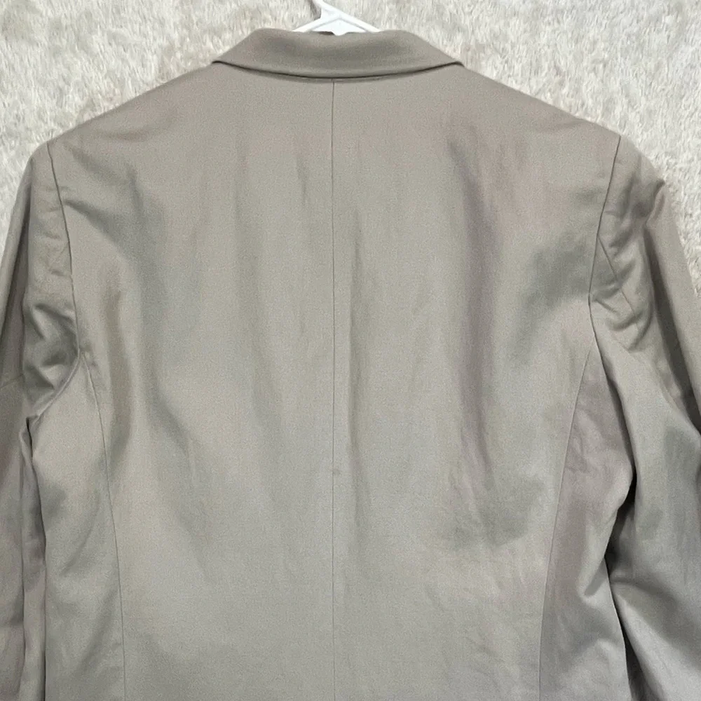 Banana Republican Men's Tan Blazer Sz 44R Tailored Slim Cotton Linen Preppy